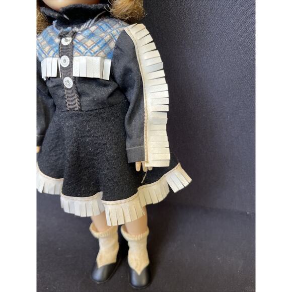 12” Vintage Shirley Temple Doll Tagged Western Dress RARE BLUE YOKE +Two Dresses - Picture 6 of 14